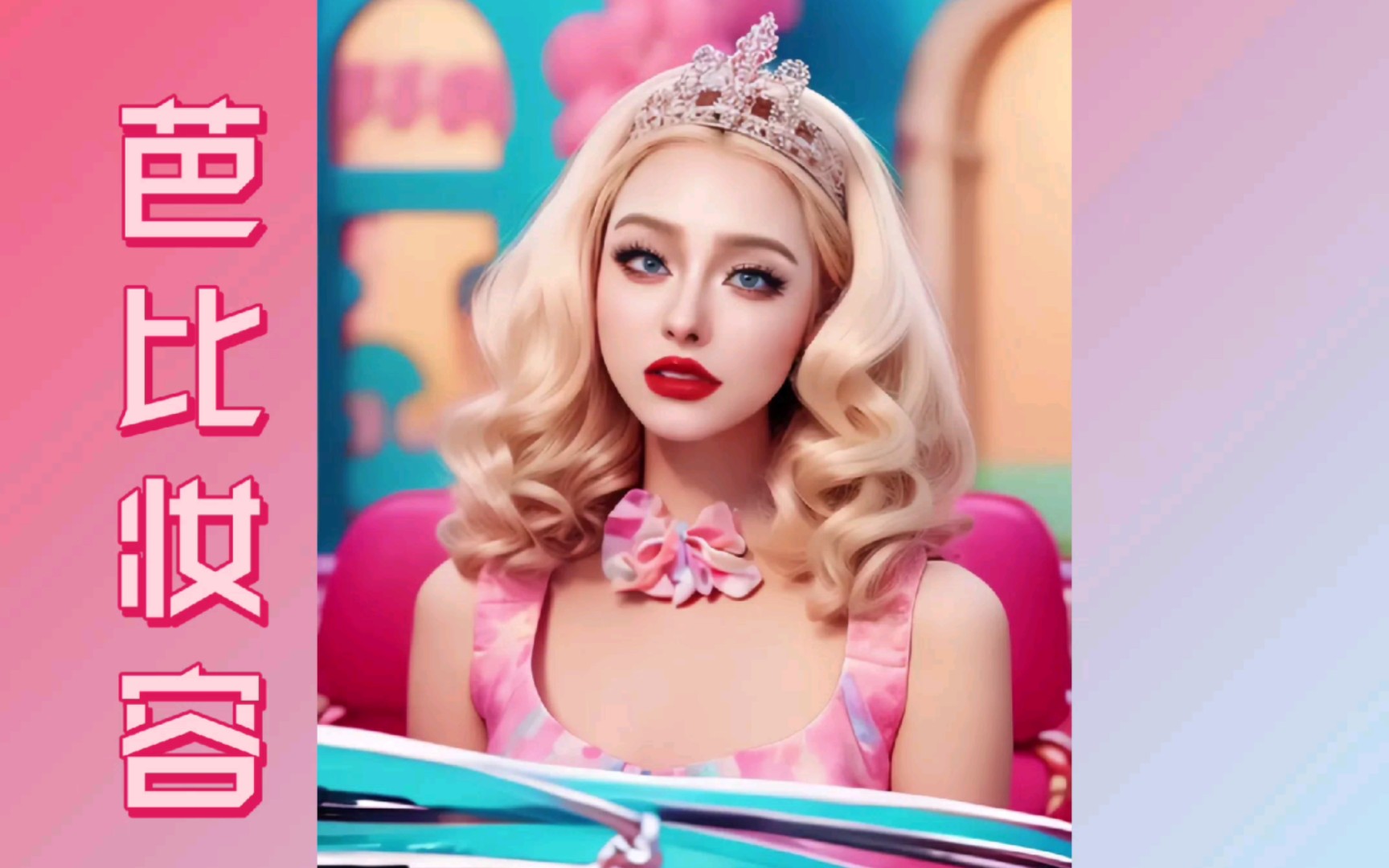 梦幻芭比妆容:唤醒你的少女心