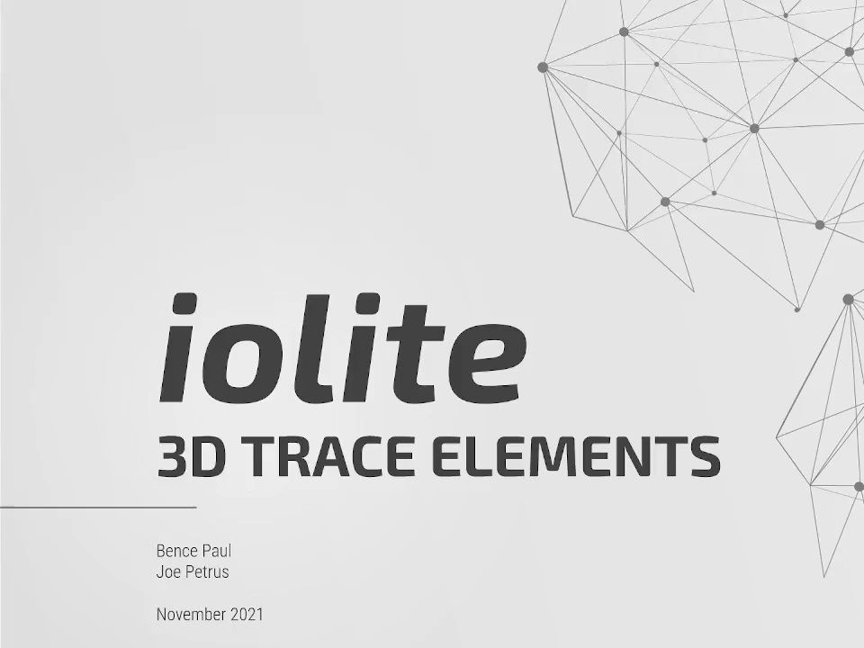 iolite 3d trace elements webinar - nov 2021