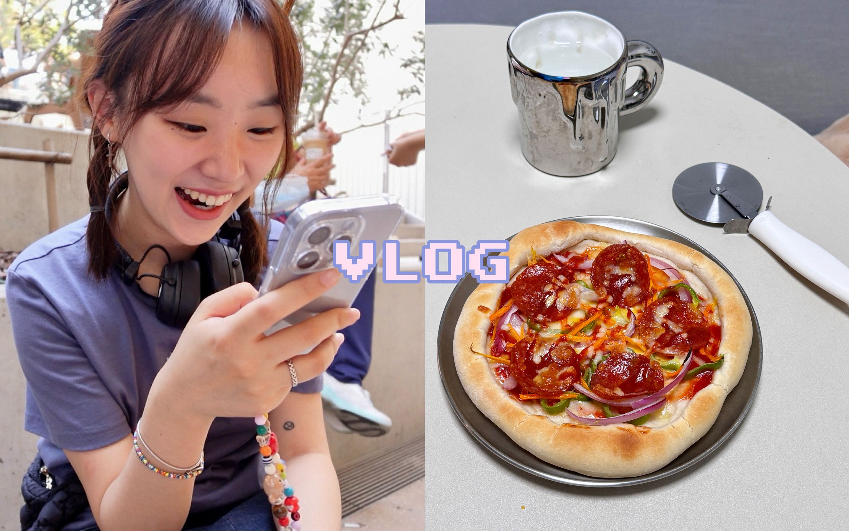 vlog #064 | 我独自生活的第五年 | 杭州天目里咖啡节 | 制作纯手工披萨 | iPhone15pro手机使用分享哔哩哔哩bilibili