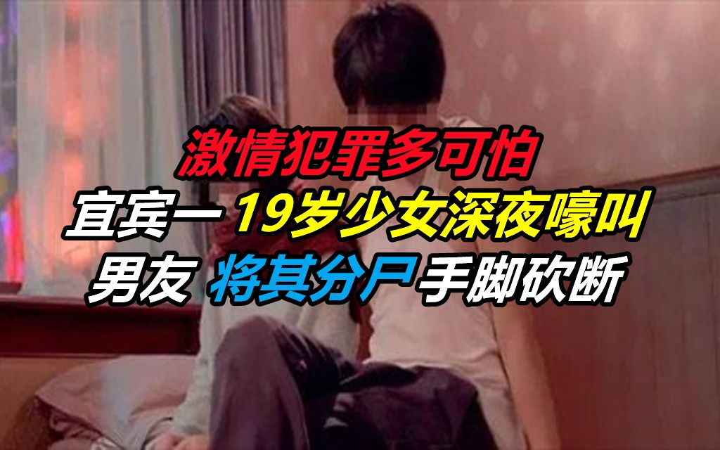 激情犯罪多可怕:宜宾一19岁少女深夜嚎叫,男友将其分尸手脚砍断哔哩哔哩bilibili