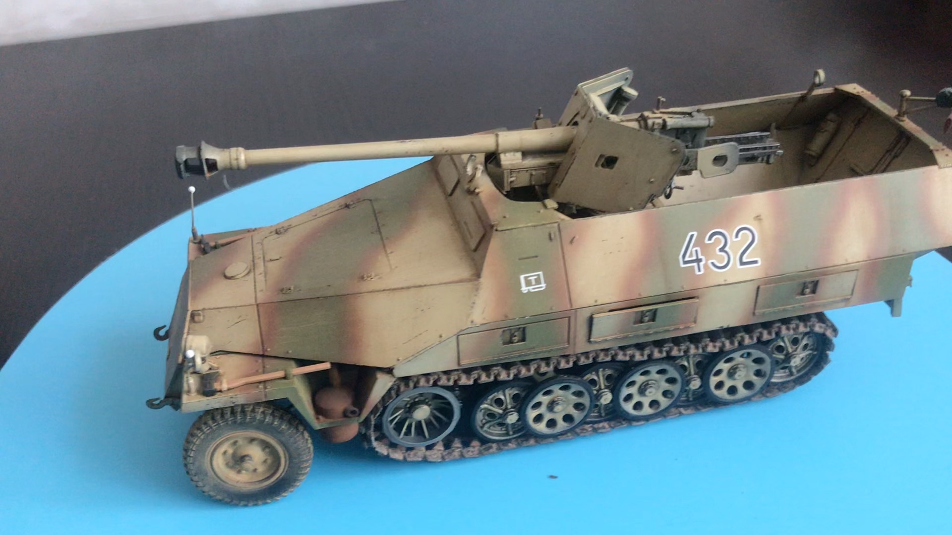 1/35 德军sdkfz251/22 75mm反坦克炮车