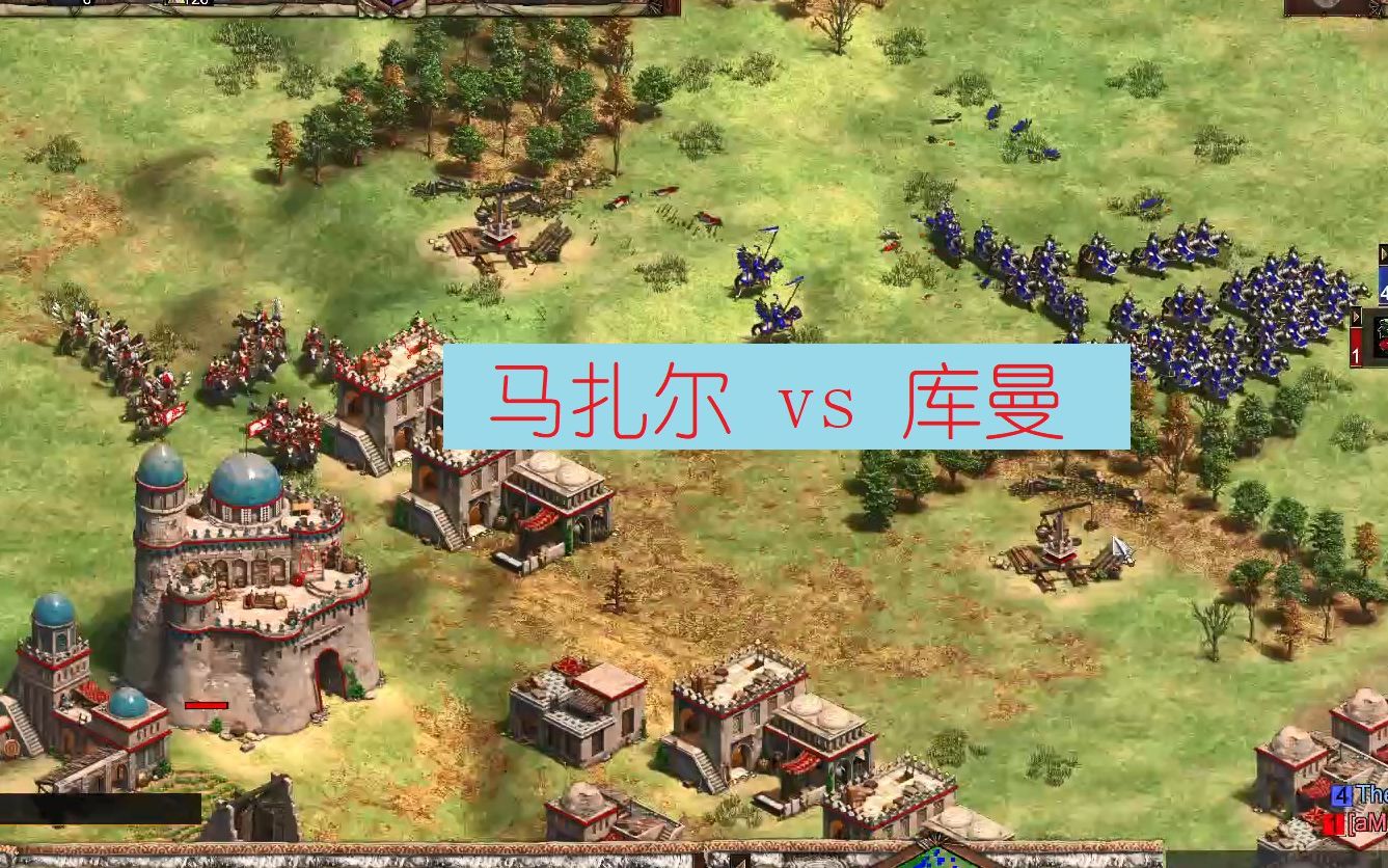 【帝國時代2決定版】馬扎爾vs庫曼,壯觀的騎射輕騎大戰!