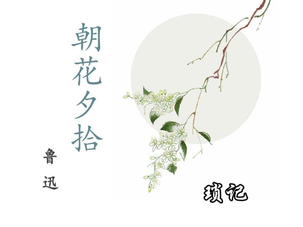 中考必读鲁迅《朝花夕拾》--琐记