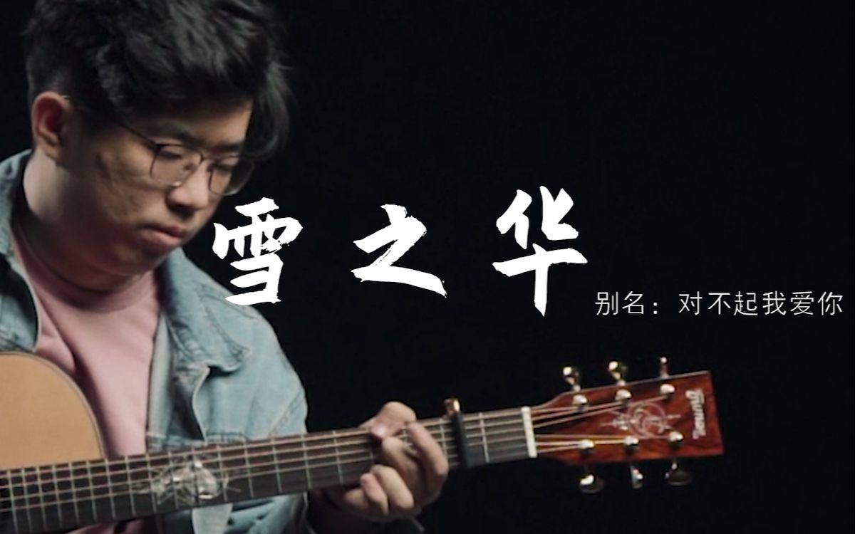 【指弹】唯美治愈系的《雪之华》对不起我爱你指弹吉他改编