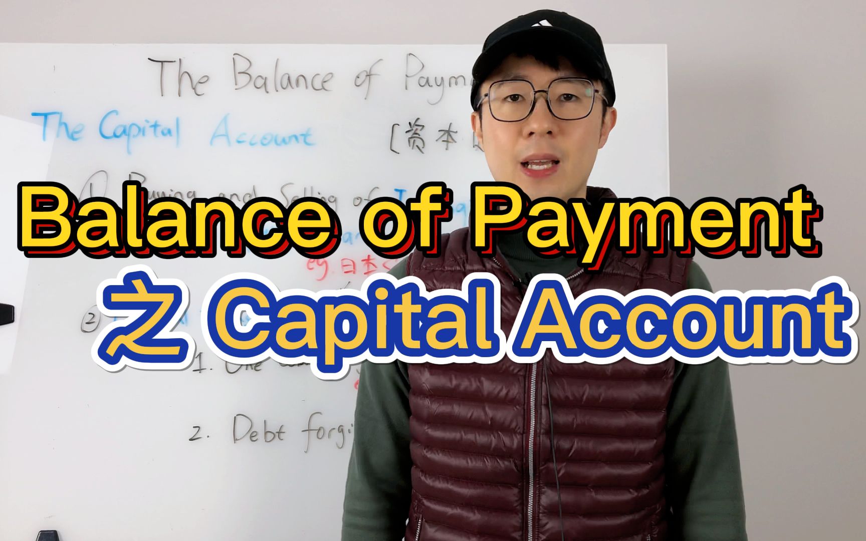 Balance of Payment 之 Capital account(国际收支平衡表中的资本账户)哔哩哔哩bilibili