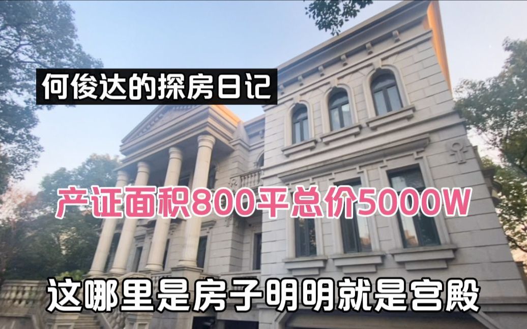 [图]魔都5000W的豪华独栋大别墅，地上两层加地下室花园1000平，配几个佣人