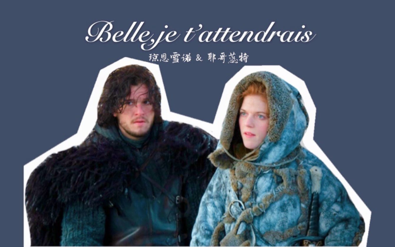 【北境之王雪諾&火吻耶哥蕊特】權利的遊戲/催淚混剪 belle,je t