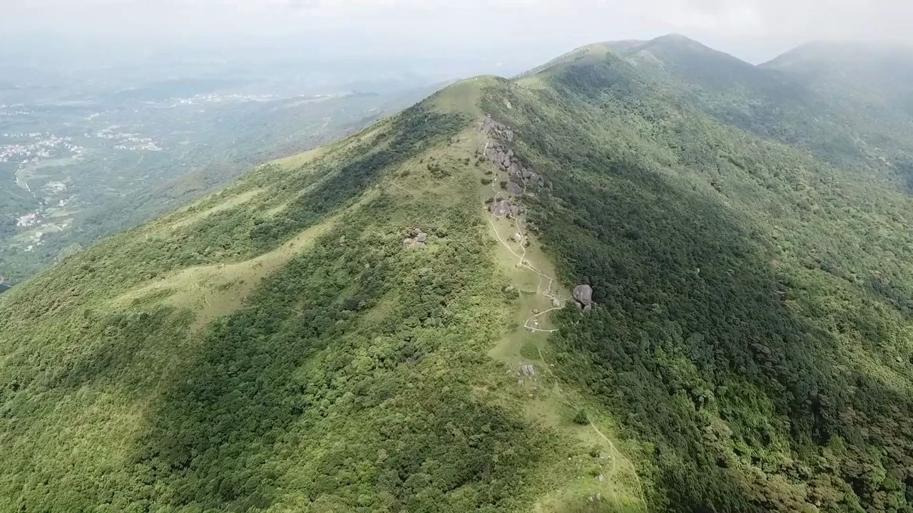 航拍广西钦州浦北县五皇岭地质公园哔哩哔哩bilibili