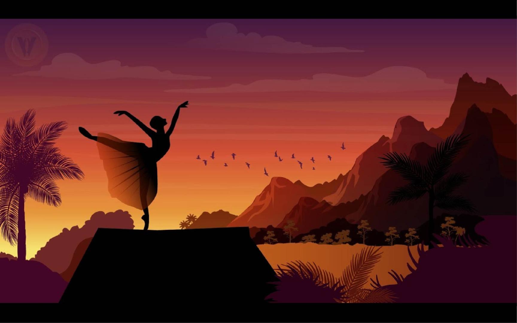 adobe illustrator教程:芭蕾舞女插画