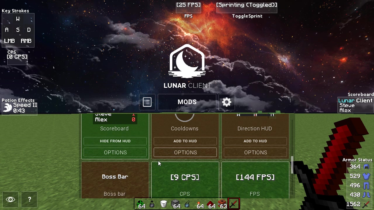 what is lunar client minecraft