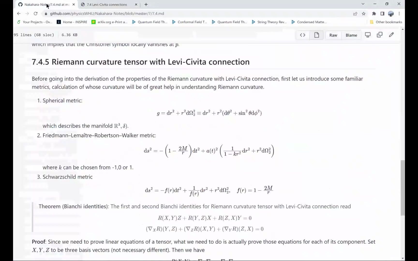 [图]黎曼几何初步-Killing vector fields＆ Conformal transformations