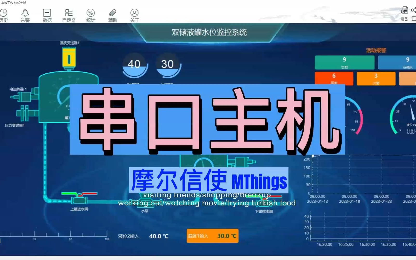 摩尔信使MThings 串口Modbus模拟主机 入门哔哩哔哩bilibili