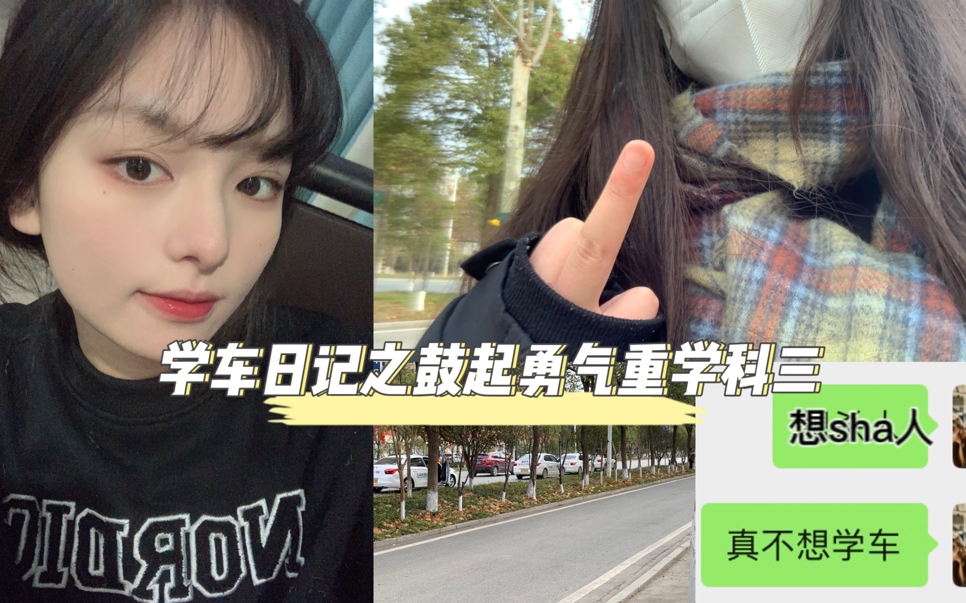 学车日记19.0/终于鼓起勇气去学车了/出师不利之学车但被鸽/学车的路上我的怨念能复活十个邪剑仙/无所谓我会发疯哔哩哔哩bilibili