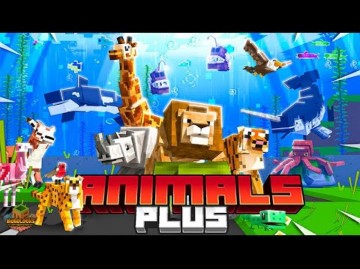 [免费下载]动物+我的世界地图市场包免费下载Minecraft Marketplace Animals Plus单机游戏热门视频