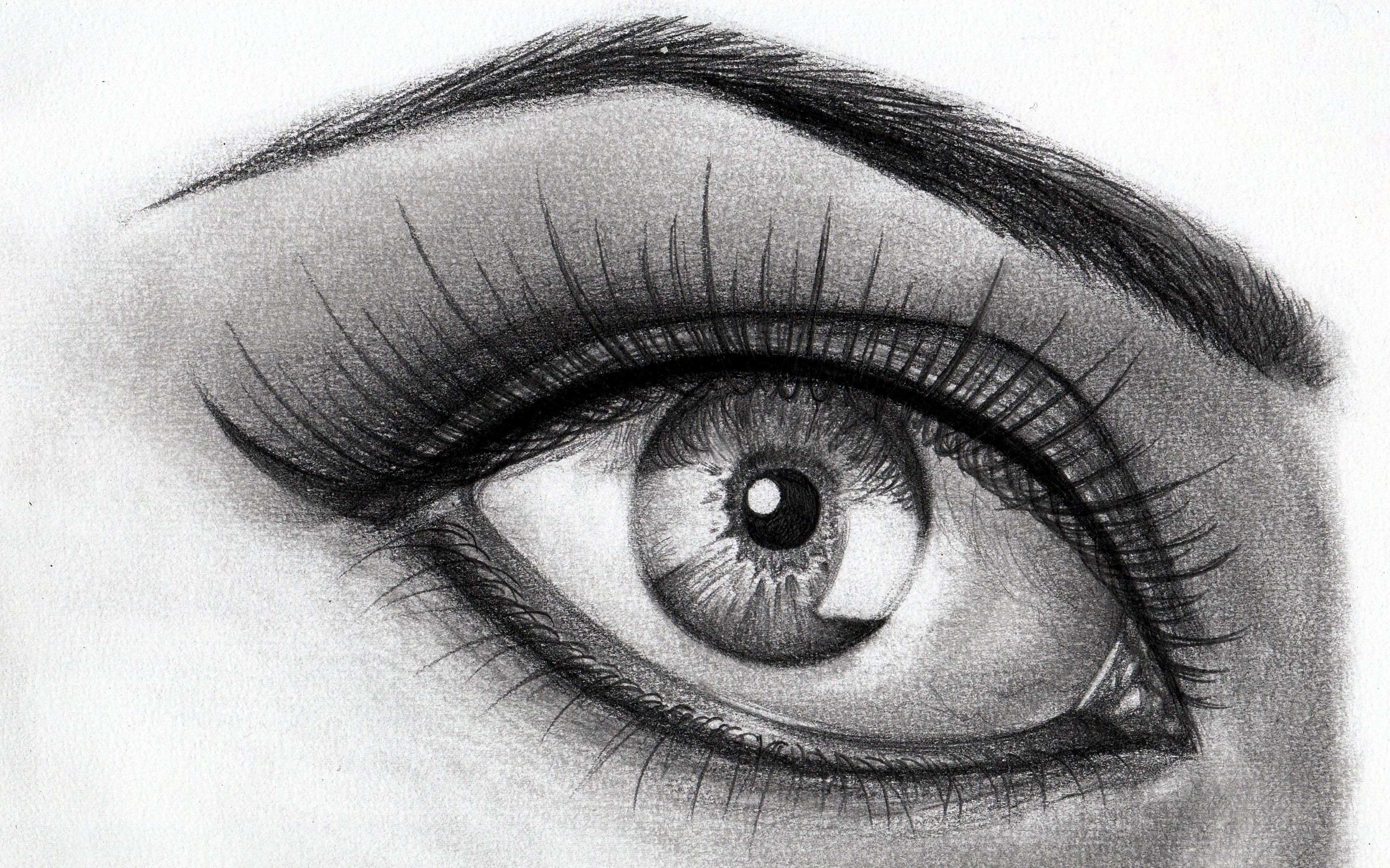 鬼触的养成故事如何画出一只浓妆大眼睛