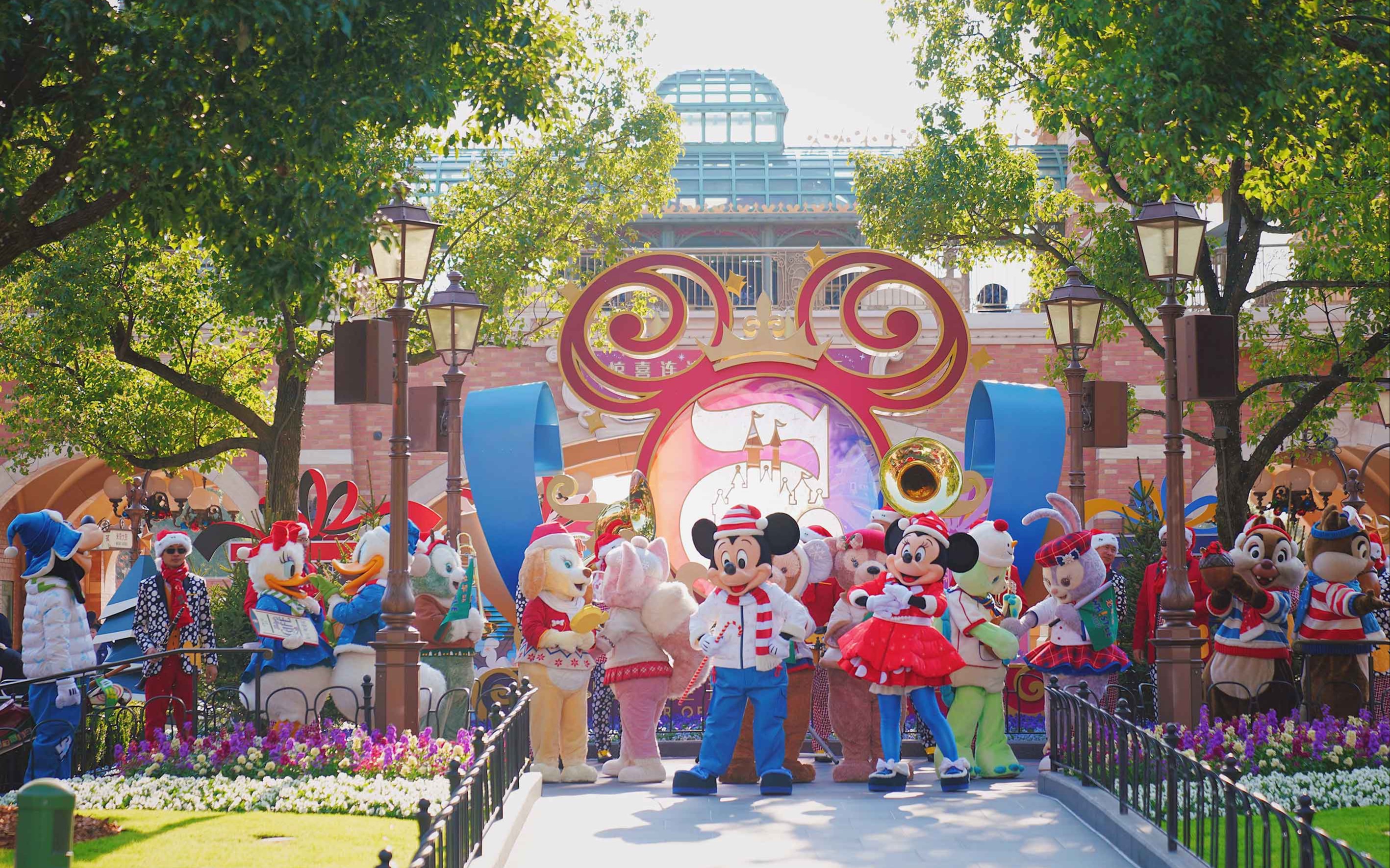 上海迪士尼2021圣诞开园仪式