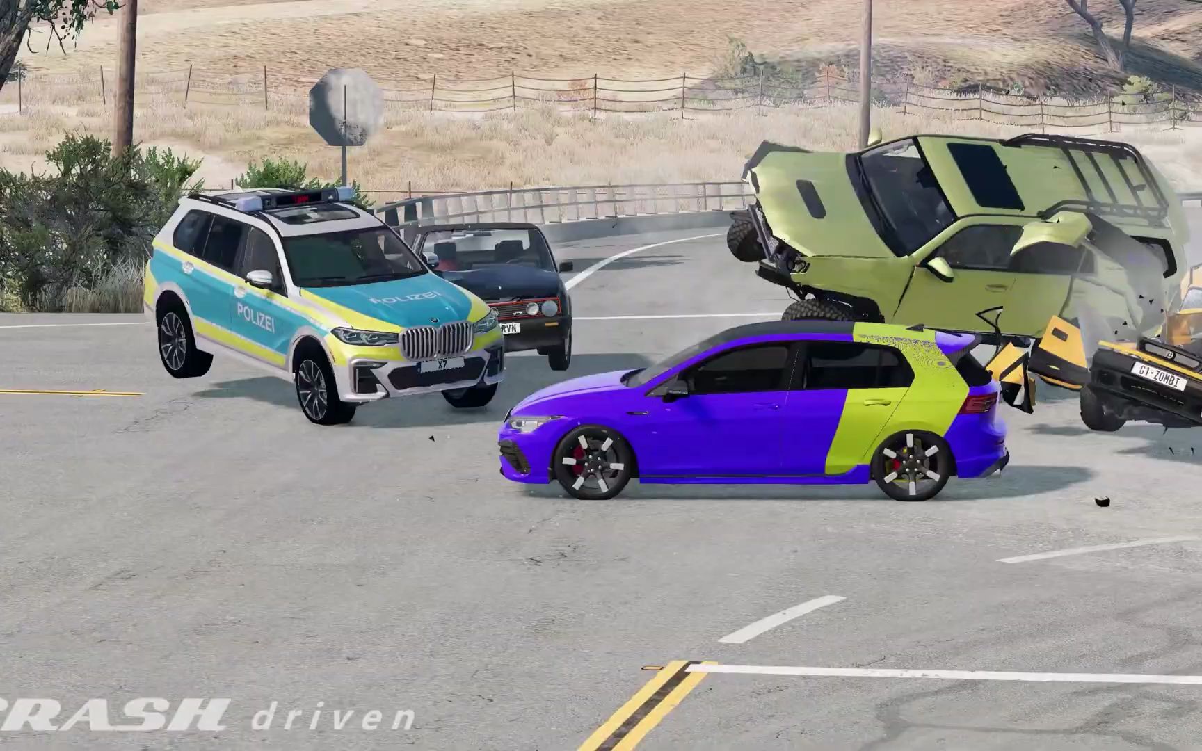 [图]街头赛车撞车#55 - BeamNG Drive - CRASH driven