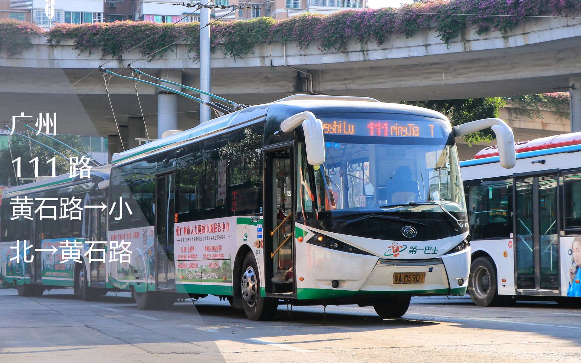 【pov503】广州公交111路(黄石路总站→小北→黄石路总站)
