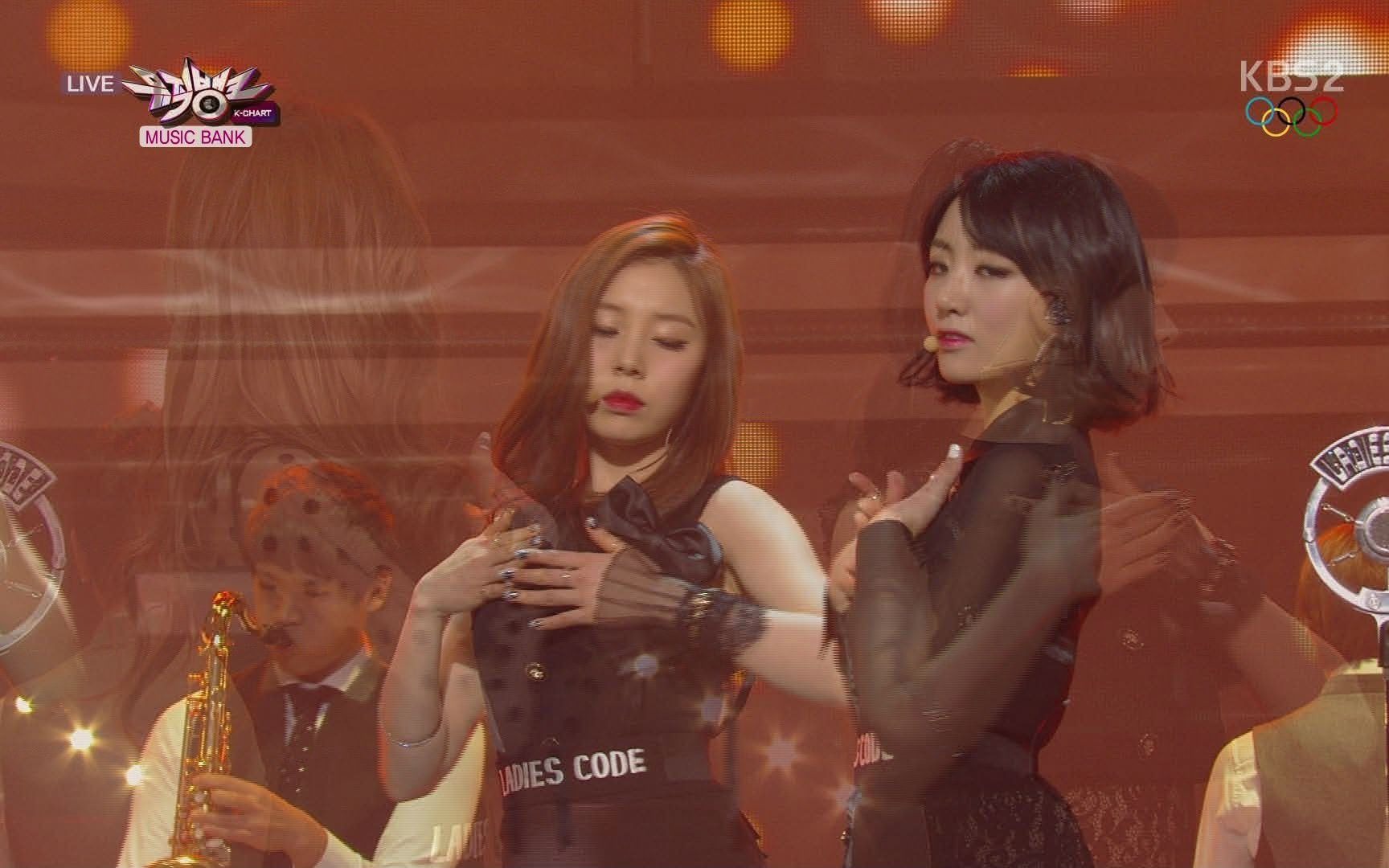 [图]Ladies' Code - So Wonderful (140214 KBS Music Bank)