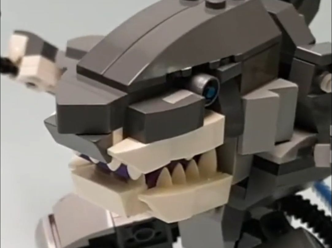 【乐高moc】鲨鱼载人机甲-拼搭教程-by carrot88 | lego shark mech