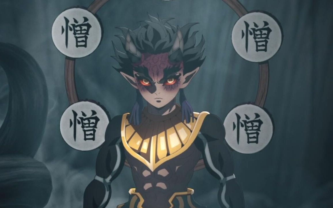 上弦四鬼合体憎珀天,相互吞噬,保护本体,炭治郎看呆了