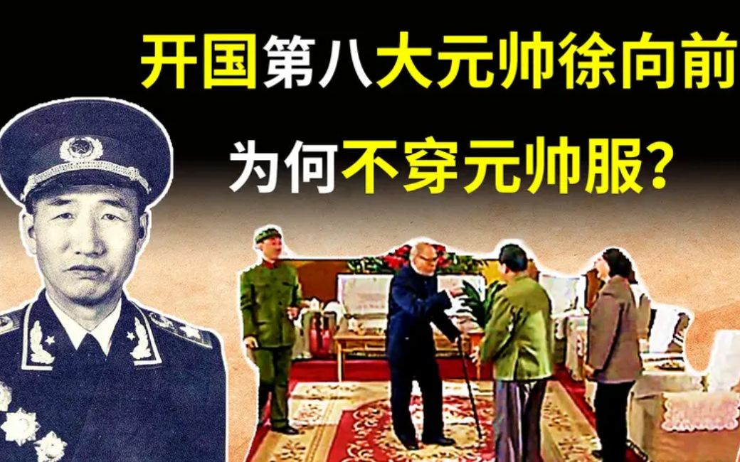 1955年大授衔,徐向前被授予开国第八大元帅,为何不穿元帅服?哔哩哔哩bilibili