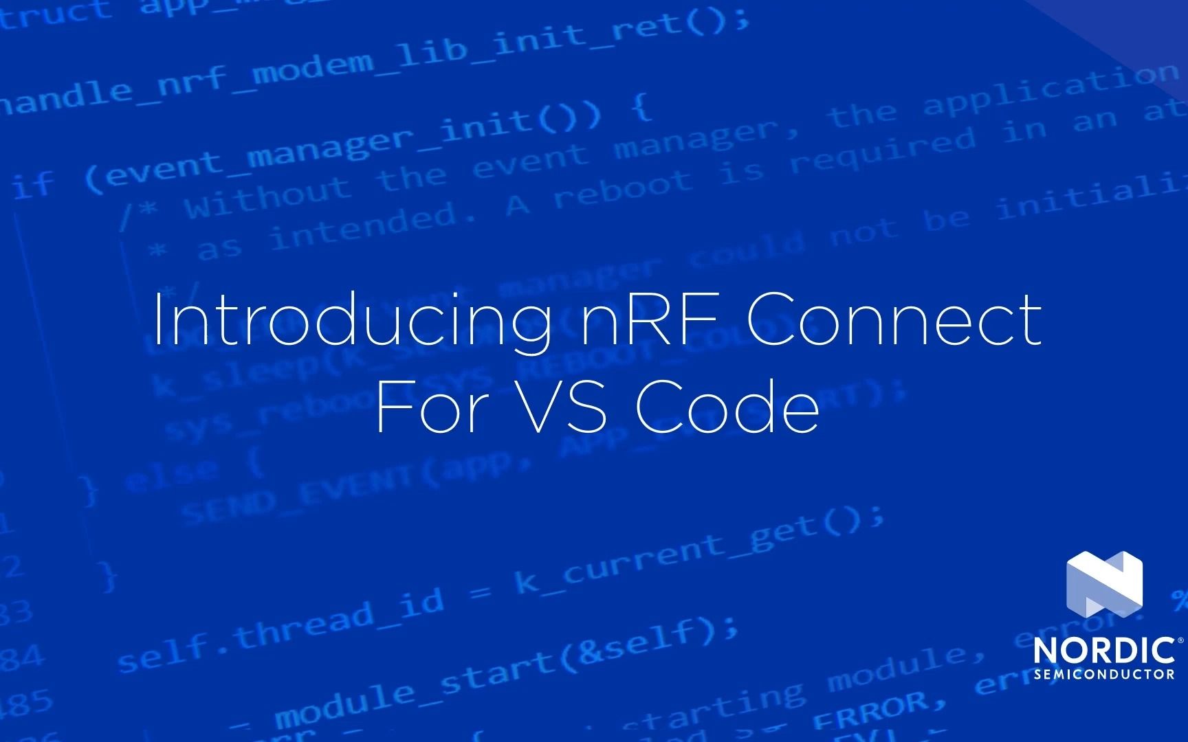 [nRF] 讲解 nRF Connect for VS Code哔哩哔哩bilibili