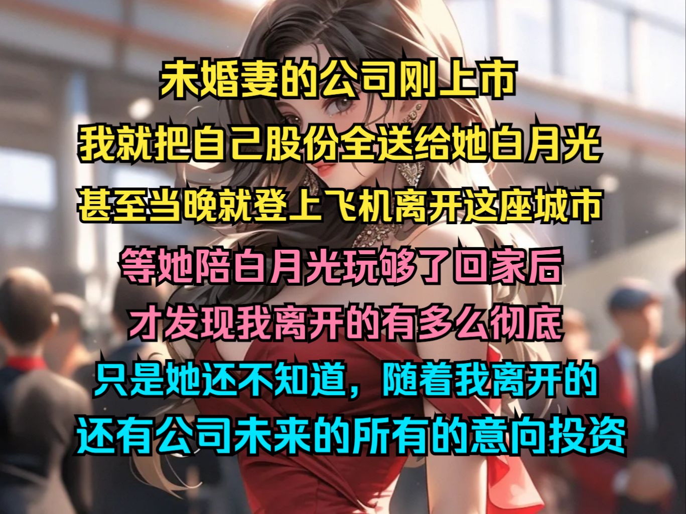 未婚妻的公司刚上市,我就把自己股份全送给她白月光,甚至连夜做飞机跑路,等她陪白月光玩够回家时,才发现我离开的多彻底,只是她不知,随着我离开...