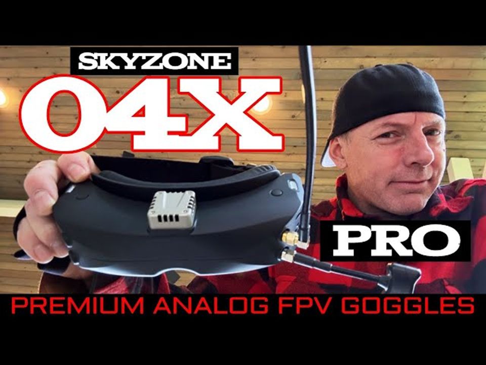 Drone Camps RC# 新Skyzone 04X Pro模拟FPV眼镜测评 //穿越机配件哔哩哔哩bilibili