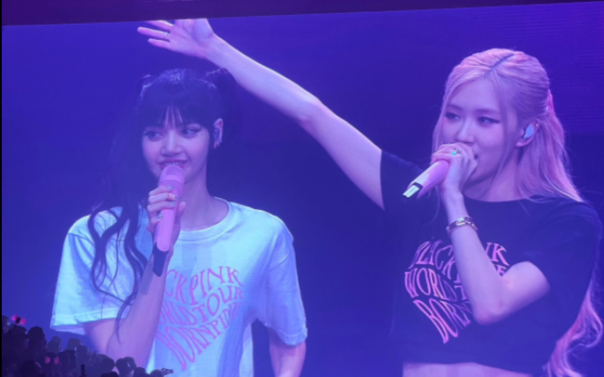 【五花肉cp】lisa&rose玩的好嗨啊black pink世界巡回演唱会