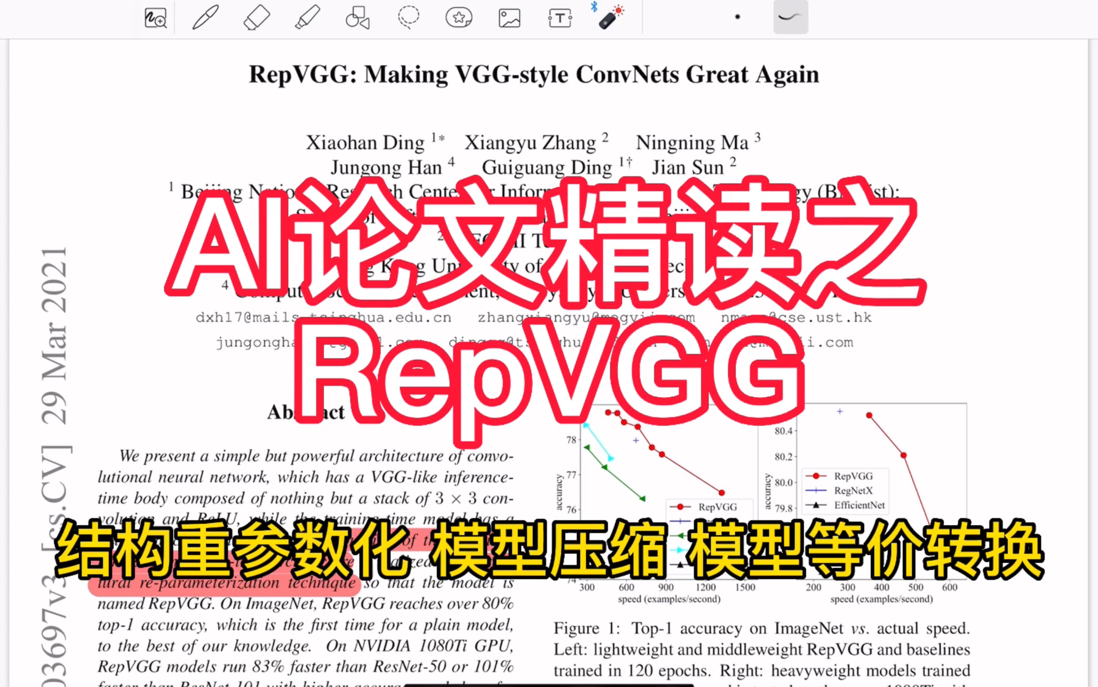 AI论文精读之RepVGG哔哩哔哩bilibili