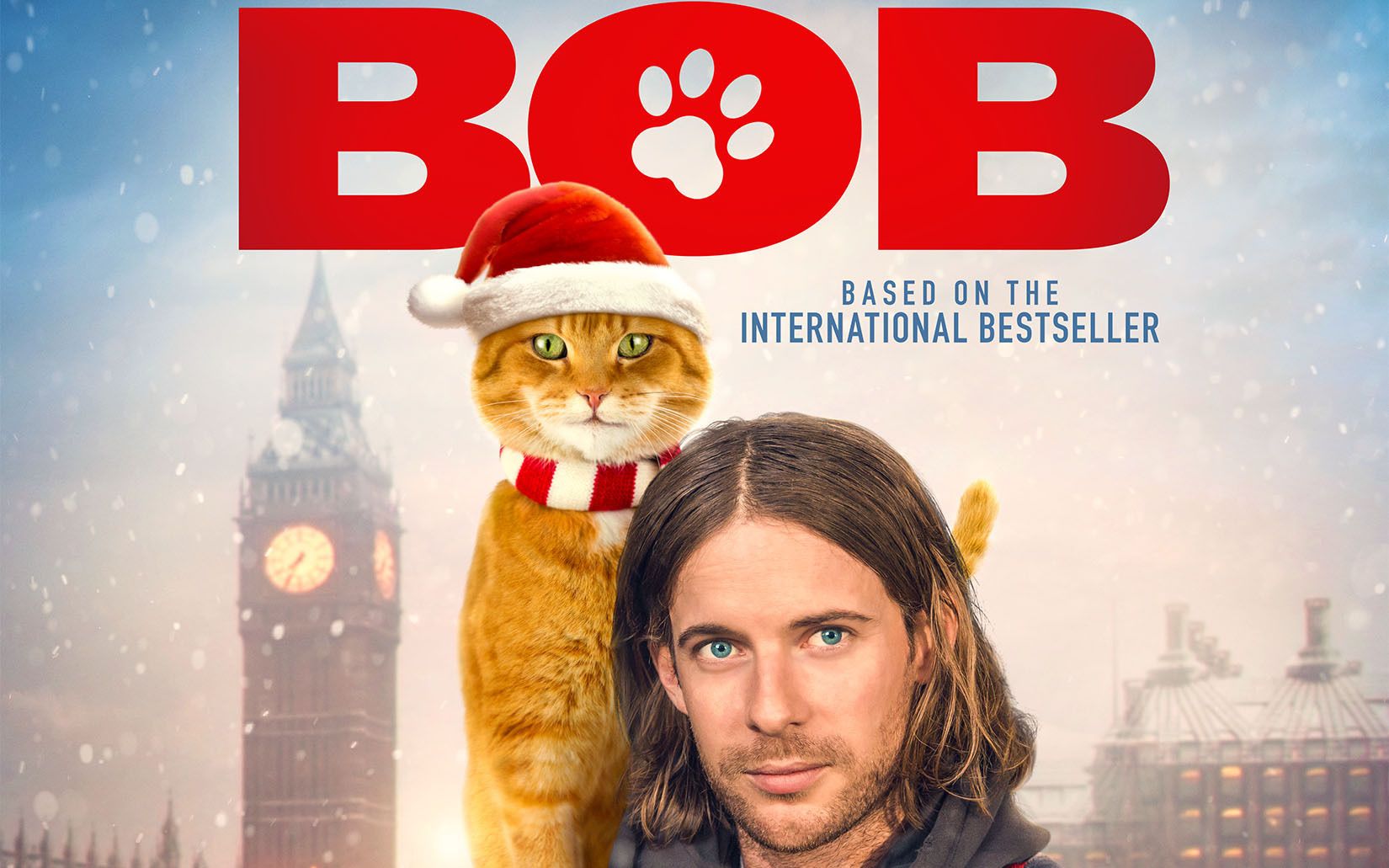 流浪猫鲍勃英文海报图片