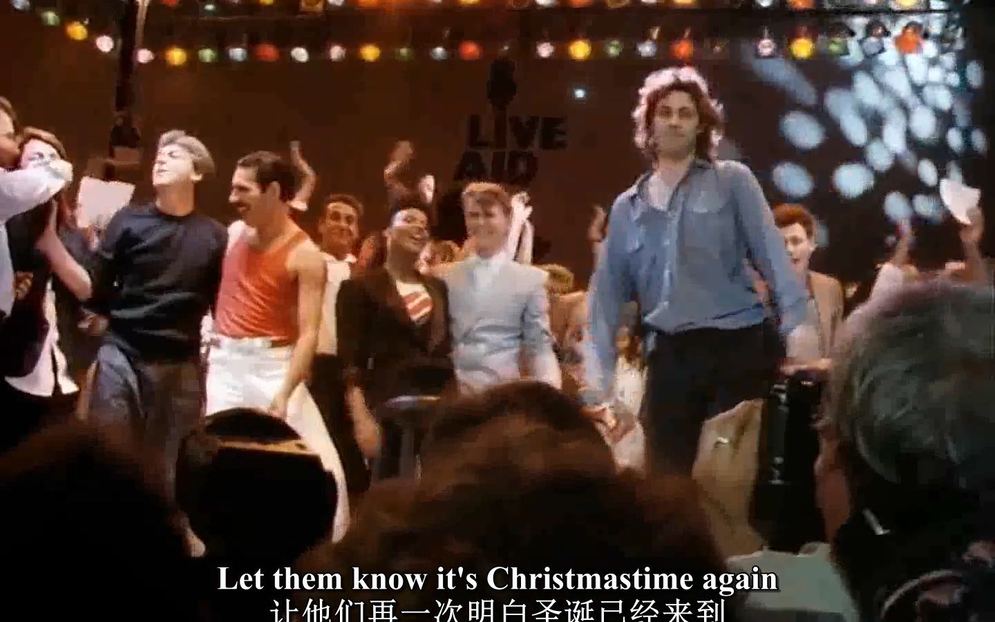 [图]Band Aid - Do They Know It's Christmas Live Aid 1985 中英字幕 1080P