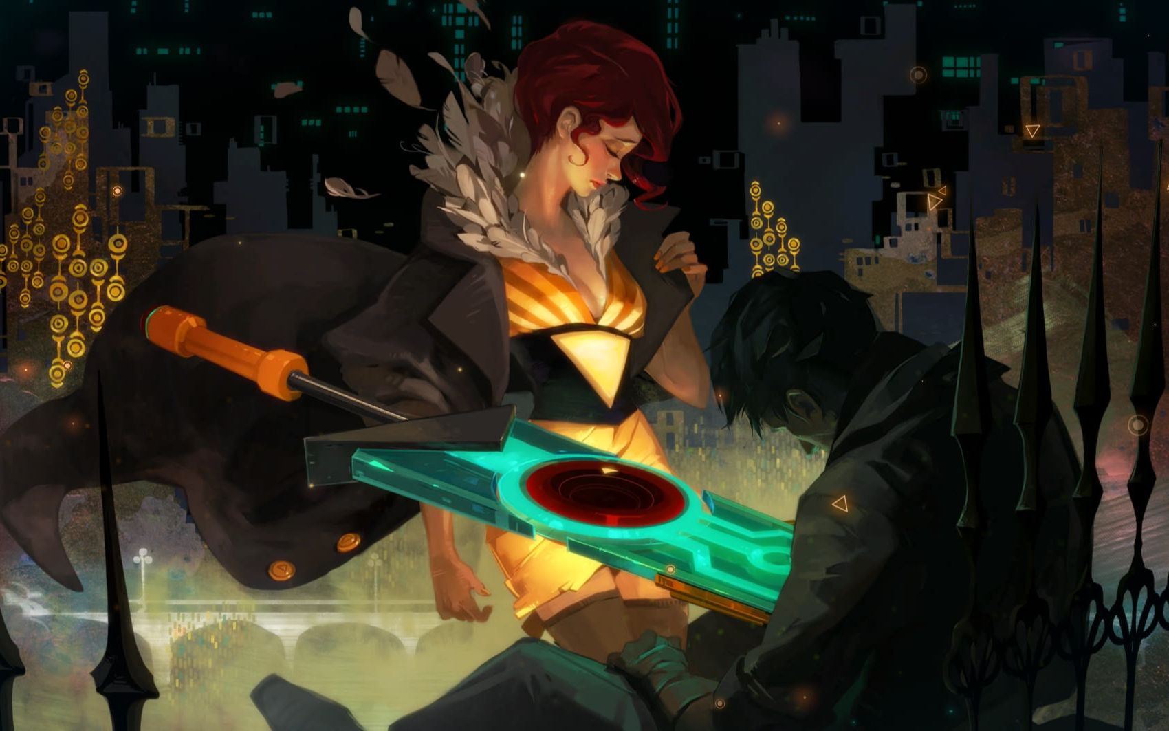 [图]【Transistor·剪辑】 I just wanna be with you 【Red×Nobody/高燃】【Transistor/晶体管/晶体剑】