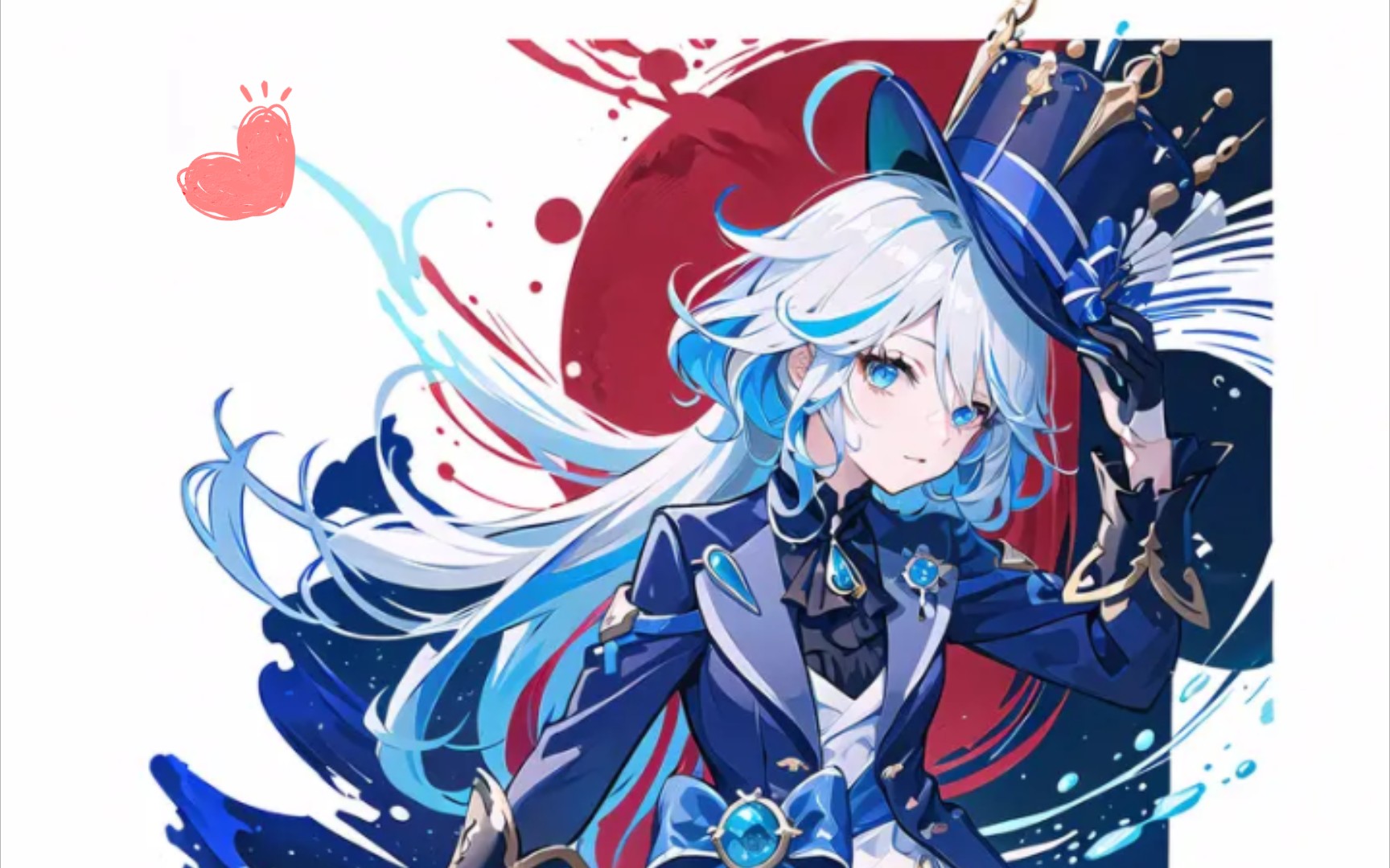 水神大人超美!一起来玩原神吧!