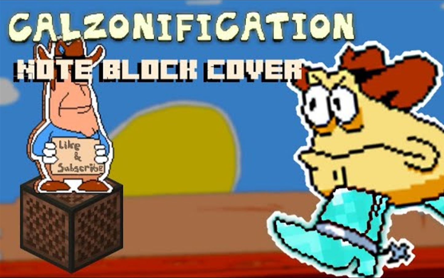 【PT/MC】Calzonification,但MC音符盒哔哩哔哩bilibili我的世界