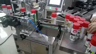 立式圆瓶定点贴标机