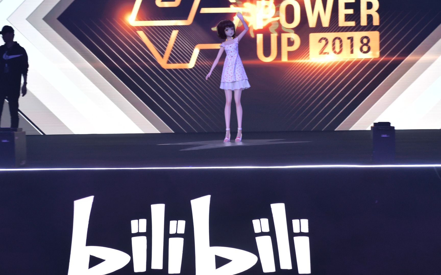 vlog露脸宅舞2018百大up颁奖晚会泠鸢出境现场视频泠鸢mmd