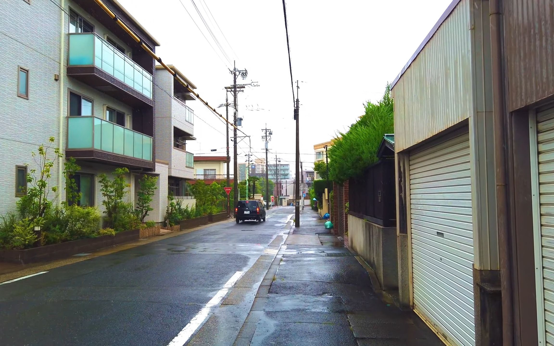 【日本云游】日本郊区的雨中漫步