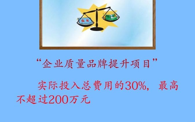 项目政策分享:深圳市质量品牌双提升扶持计划哔哩哔哩bilibili