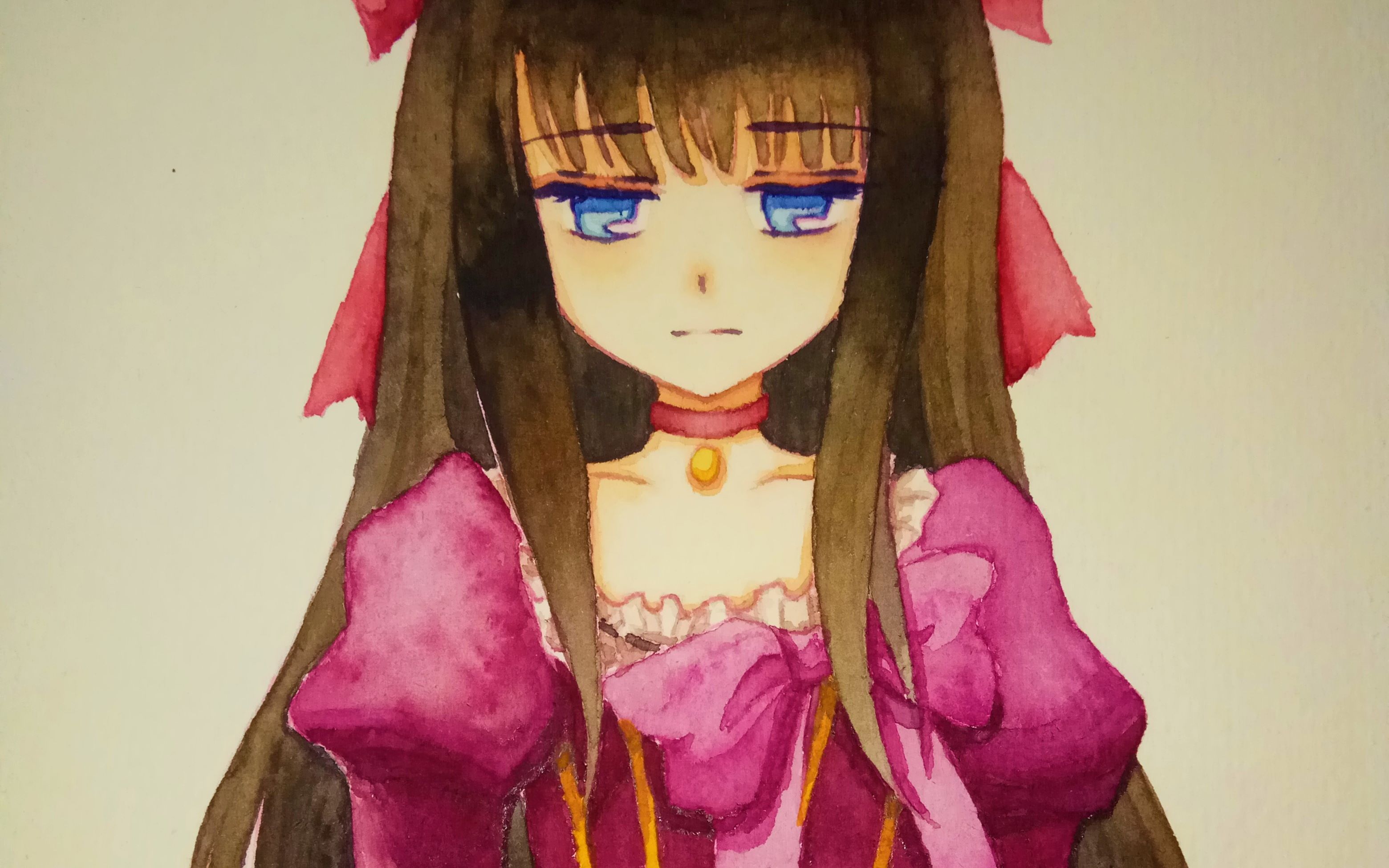 【水彩】《狂父》被父亲做成人偶的最美阿雅