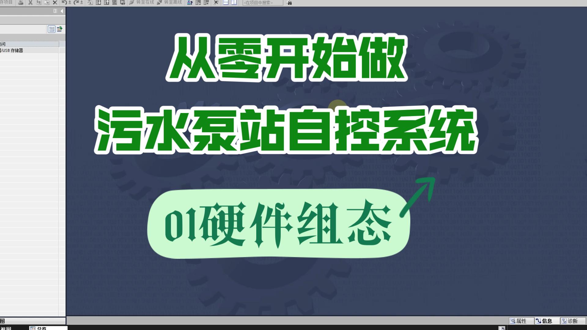 从零开始做污水泵站自控系统01硬件组态哔哩哔哩bilibili