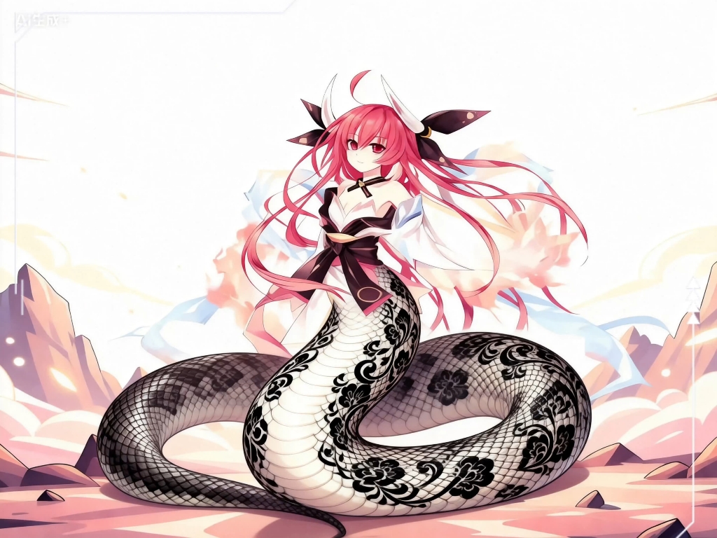 五河琴里的蛇化图