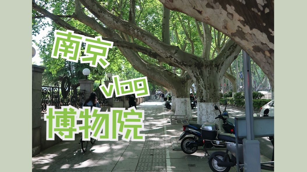 南京两天一夜游vlog 02/南京博物院/月牙湖公园/明城墙/老门东哔哩哔哩bilibili