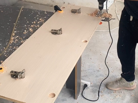 柜门开孔好方法分享#木工#铰链开孔器