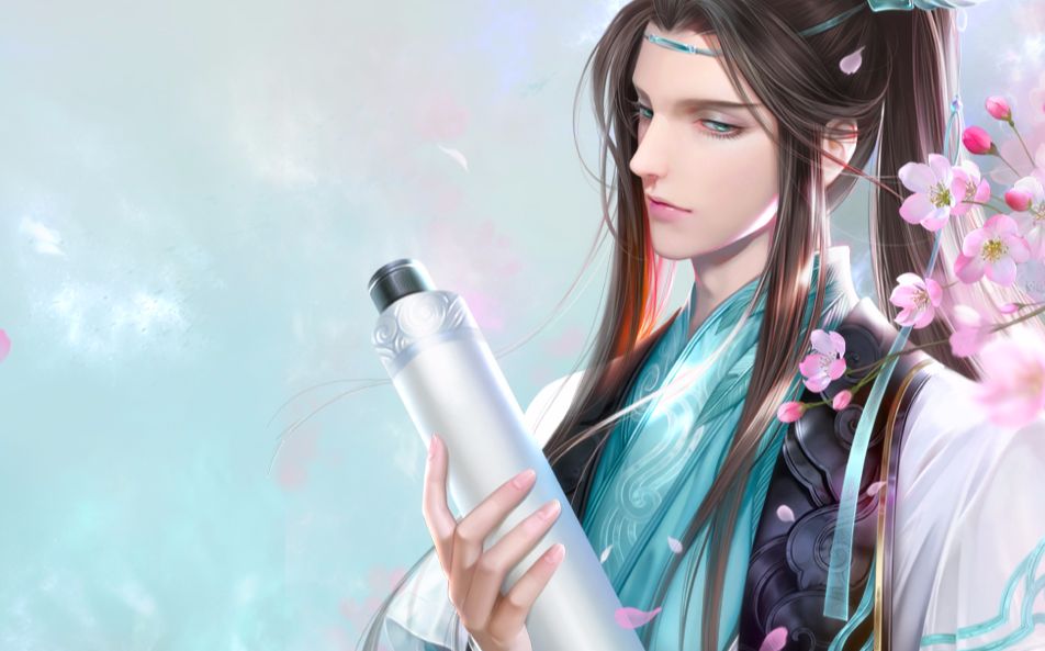 【板绘】非墨插画-长歌小哥哥头部过程1