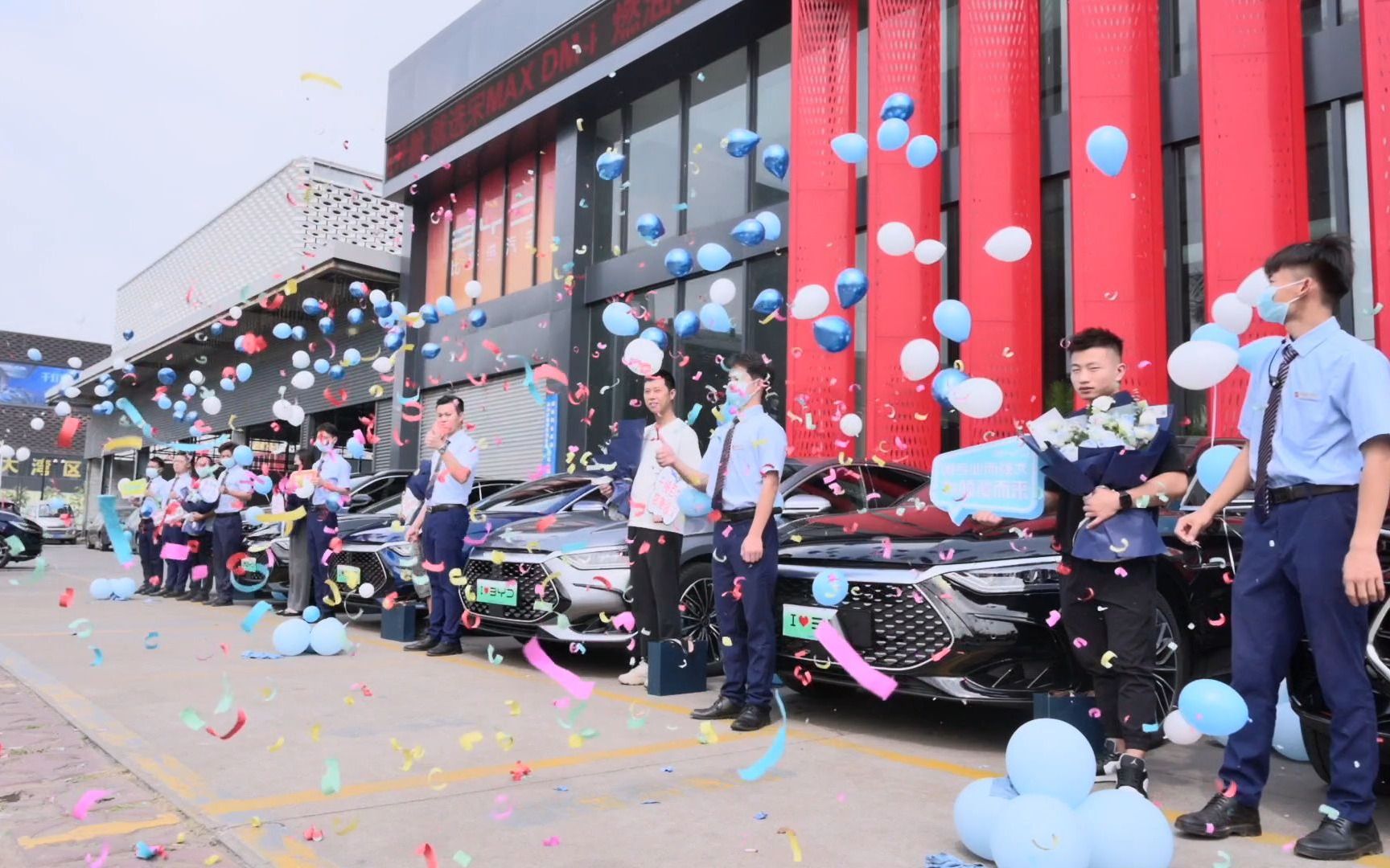 感谢等待,e路同行,汉唐车主集体交车盛典#比亚迪