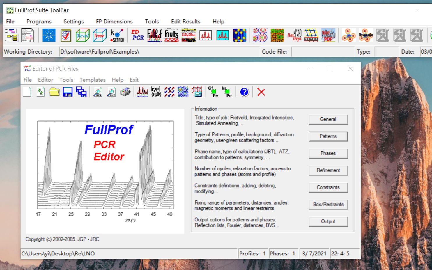 Fullprof refinement精修实例1哔哩哔哩bilibili