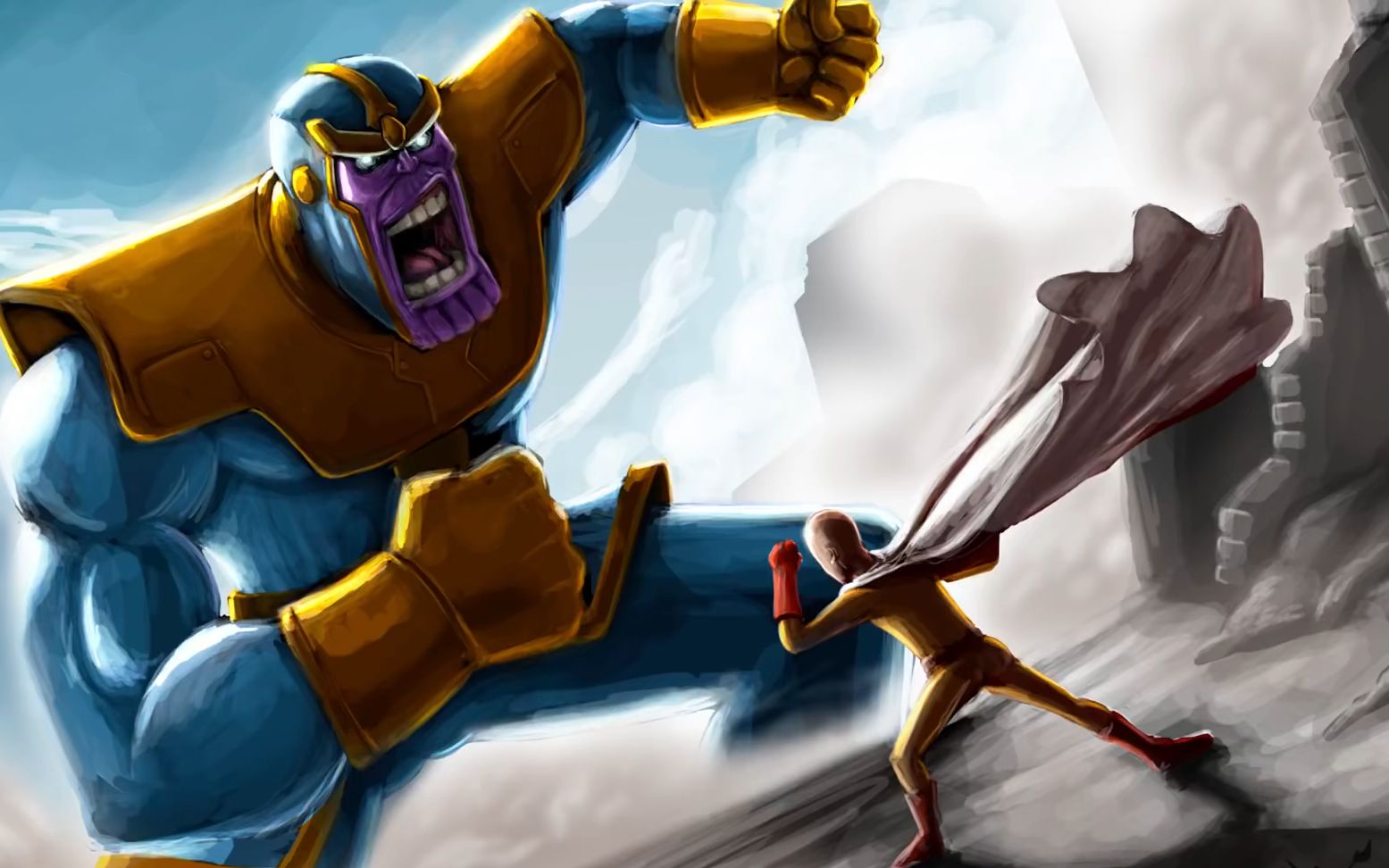 灭霸vs一拳超人