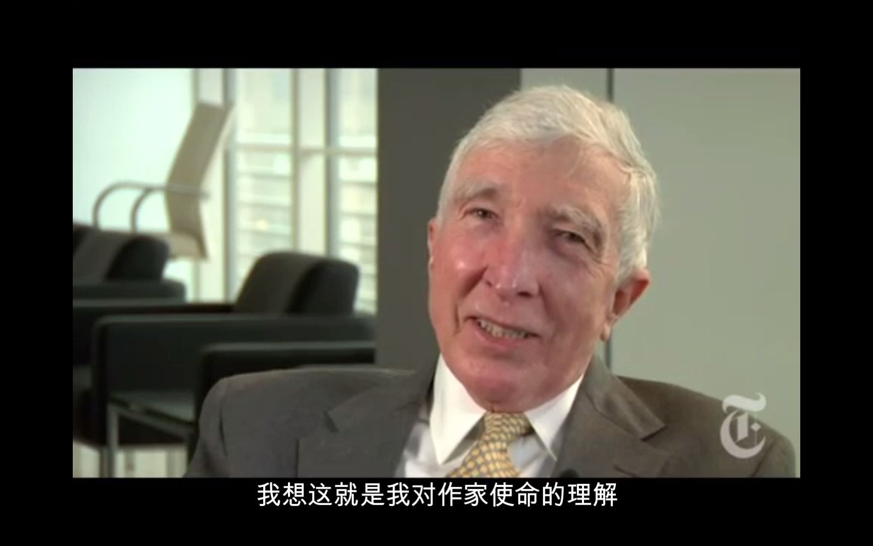 【自译中字】约翰ⷥŽ„普代克(John Updike)谈文学创作哔哩哔哩bilibili